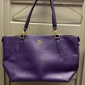 Coach bag purple